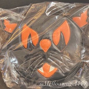 ✞ LOVE PAIN AND STITCHES (LPS) PUMPKIN KULT CAT FACE BAG ✞